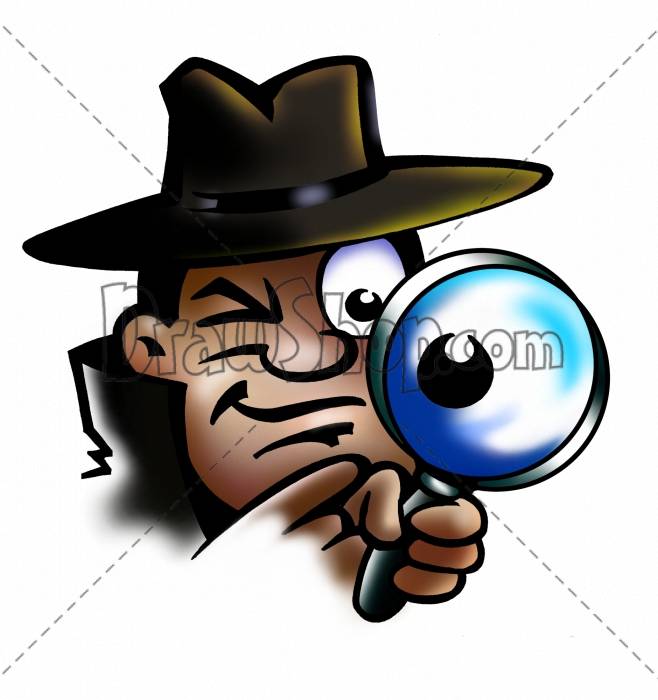 clipart spy magnifying glass - photo #41